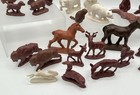 Vintage Marx 1956 Wild Animals North America   Farm Miniature Figure Lot