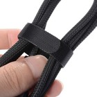 Reusable Fabric Cable Ties 6 Inch Hook Loop Cord Organizer 50 Pack Multi-purpose