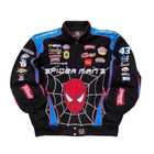 Vintage Jh Designs Spider-man 3 Bobby Lobonte Nascar Jacket W  Printed Design