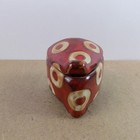 Gappa Studio Art Pottery Decorative Trinket Box Handmade 3 5  X 3 5  Vgc