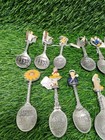 14 Franklin Mint Pewter Country Store Advertising Spoons