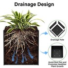 32 Inch Super Large Square Planter Metal Steel Planter Tree Planter For Outdoors