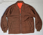 Sears Vintage The Mens Store Jacket Large Reg Brown Blaze Orange Reversible