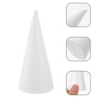  20 Pcs Foam Cone Shaped Polystyrene Children Craft Christmas Diy Project