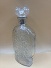 Vintage 1953 Schenley Whiskey Glass Decanter Ornate Embossed Art Nouveau Stopper