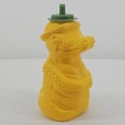 Arbys Rax Yellow Uncle Al Alligator Kids Plastic Blow Mold Sippy Drink Cup 1980s
