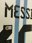 Lionel Messi Signed Autographed Jersey Led Framed Argentina World Cup Beckett