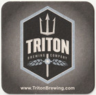 Triton Brewing Beer Coaster Indianapolis In