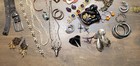 Huge Vintage Junk Drawer Estate Jewelry Lot 80  Pieces Earings Bracelets   Mens