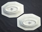 Set Of 2 Vintage Gold Embossed Fitz And Floyd Relish Candy Serving Dishes Japan