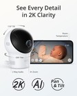 Eufy Wi-fi Baby Monitor 2k Security Camera Noise temperature Detect Night Vision