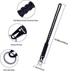 Heavy Duty Braided 550 Paracord Neck Lanyard Keychain For Men Women Outdoor