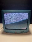 Works  Vintage Admiral 13  Crt Tv Rare Jsj12318  Aqua Teal Turquoise