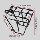 Front Rack Adult Metal Bike Front Carrier Rack Style A