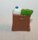 Fisher-price Loving Family Dollhouse Miniature Food Groceries In Brown Sack