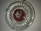 2 Mgm Grand Hotel Casino Ashtray Las Vegas Lion Head Logo Clear Glass Vintage 4 