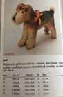 1933 Steiff Jack Terrier Mohair Dog 6 5 In X 8 In With Collar Rare 