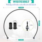 New W10703867 Dishwasher Heating Element Kit For Whirlpool  W10329322 W10696509