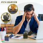 Funny Middle Finger Prank Lighter Surprise Box Gag Gift Desk Toy Decor