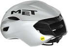 Met Manta Mips Tri tt Helmet In-mold Fidlock Glossy White Holographic  Medium