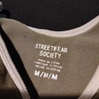 Streetwear Society Green Solid Knit Camisole Stretch Adjustable Straps M