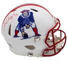 Chris Hogan Signed New England Patriots Speed Authentic Throwback Nfl Helmet