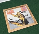 Vintage Ozzy Osbourne Bark At The Moon Carnival Fair Glass Mirror Rare 1980s