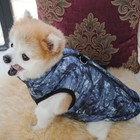 Pet Clothes  Dog Winter Coat With Zipper Leash Hook Puppy Vest Jacket Warm Co   