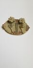 Vintage Antique Dollhouse Miniature Celluloid Floral Dressing Dresser Vanity Set