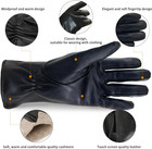 Luxury Italian Soft Leather Gloves For Women - Genuine Sheepskin Leather Women   s