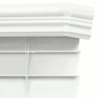2 5  Cordless Faux Wood Blinds  White
