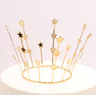 Cake Topper Princess Metal Star Crown Wedding Party Decoration For Wedding Party