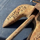Vtg Anchor N15 Roloff Mfg  Corp  Cast Iron Marine Boat Anchor Kaukauna