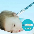 24pcs Sticky Ear Wax Remover Cleaning Sticks Soft Silicone Ear Cleaner Cotton Sw