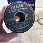Lot Of 3 Vintage Atlas P82 Micronic Oil Filter Refills With Dirt Check Window