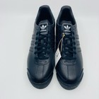 Adidas Samoa Shoes Mens Size 9 Core Triple Black Leather Sneakers Nib
