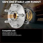 Pair 513287 Front Wheel Bearing Hub Assembly Compatible With Toyota Prius New