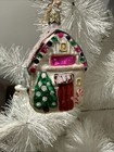 Vintage Inge-glas Hand Blown Glass House Ornament Made In Germany