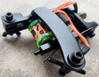 Black Bulldog Shader Tattoo Machine Handmade 1  Neon Lime Orange Bones 7 3 Oz