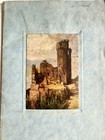 Vintage 6 Ft  Fold Out Color Map- Course Of The Rhine From Mayence To Cologne