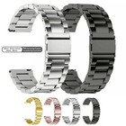 18 20 22mm Metal Watch Band Strap Replacement Stainless Steel Wrist Bracelet
