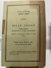 1946 Helen Jepson Poster Flyer   Program Soprano Metropolitan Opera At Ole Miss