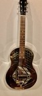 Johnson Tricone Resonator Guitar W National Style 3 Type Etching And Other Mods