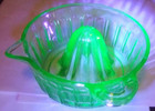 Green Uranium Glass Reamer Vintage Kitchenware