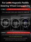 Tdd Carbon Fiber Magnetic Paddle Shifters For Lexus Ux200 es300 Nx350 rx Lc500