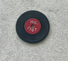 Vintage No 1107 Record Plastic Token L2