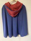 Over The Garden Wall Wilt Cosplay Hooded Cloak Cape Blue Red Lined Hot Topic S m