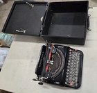 Vintage Remington Rand Model 5 Portable Manual Typewriter With Carrying Case