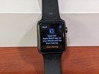 Apple Sport Watch 1st Gen  7000 Series 42mm Aluminum Case W  Black Band A1554