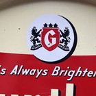 Vintage Gunthers Extra Dry Beer Tray 13    Baltimore Md Ale Lager Bar Mancave